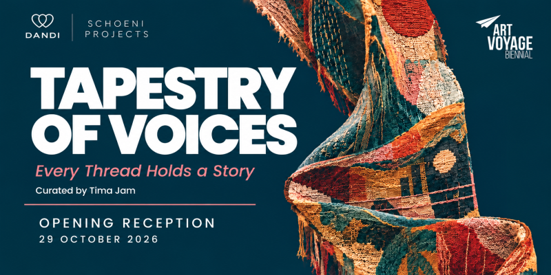 Tapestry of Voices Exhibition Banner